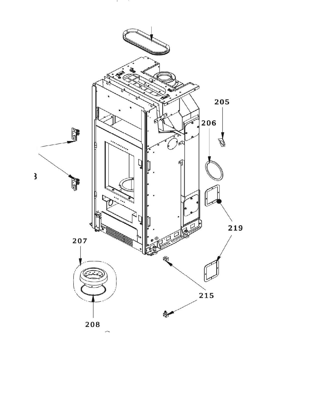 Palazzetti Aurora 12 Us pakking nummer 219
