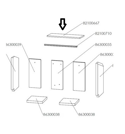 Dik Geurts Jannik Large vlamkeerplaat