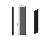 TermaTech TT21RS Black speksteen zwart zijkant links of rechts**