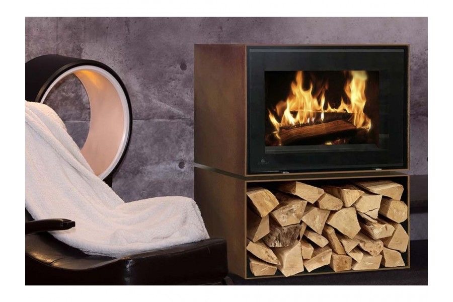 Jydepejsen Zeta houtblok rooster