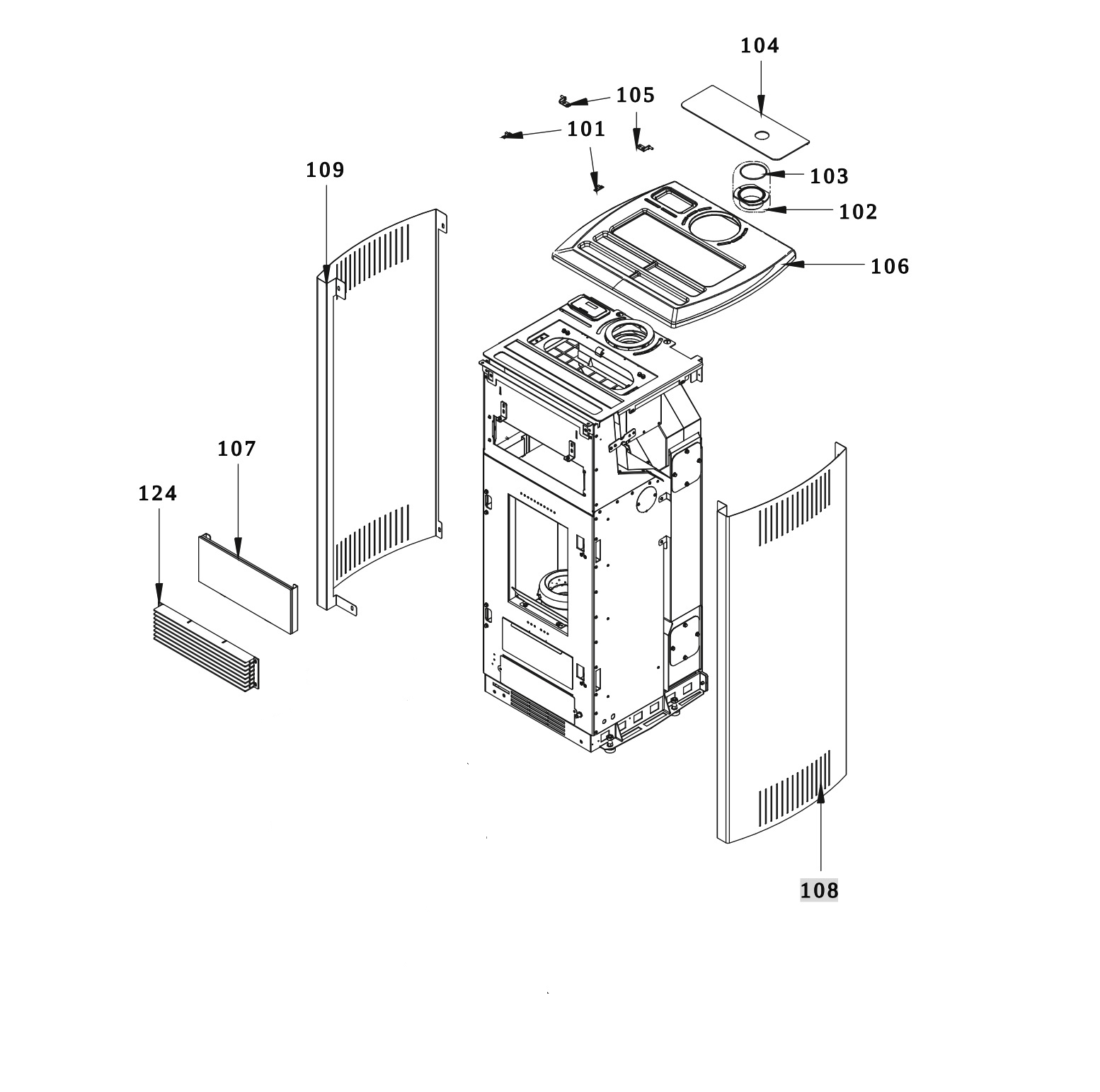 Palazzetti Aurora 12 Us voorplaat nummer 107