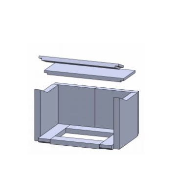 10 delige set Haas+Sohn Dalen houtkachel