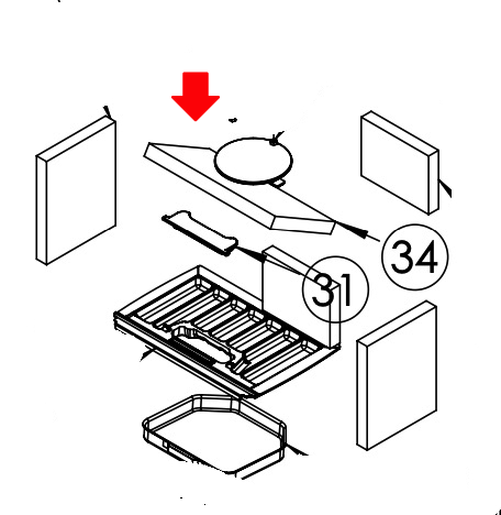 Dovre Tai 35W vlamplaat